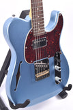G&L Tribute BluesBoy Semi-Hollow, Lake Placid Blue