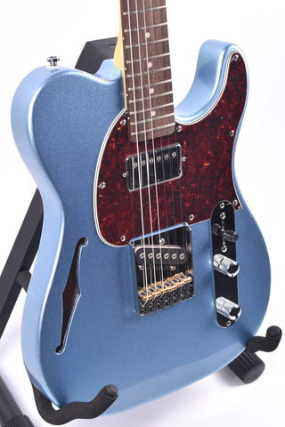 G&L Tribute BluesBoy Semi-Hollow, Lake Placid Blue