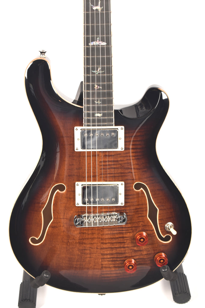 Paul Reed Smith SE Hollowbody II Piezo, Black Gold Burst