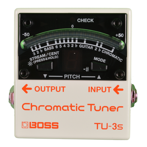 Boss TU-3s Mini Pedalboard-sized Tuner