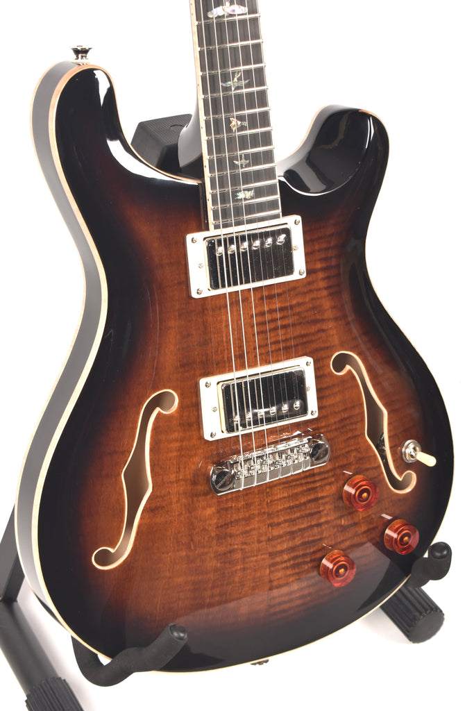 Paul Reed Smith SE Hollowbody II Piezo, Black Gold Burst 