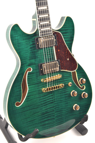 Ibanez Artcore Expressionist AS93FM, Transparent Moss Green