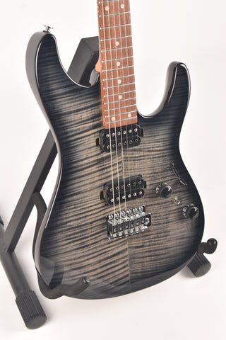 Ibanez AZ24S1F, Transparent Black Sunburst