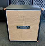 Mesa Boogie 2x12 Diagonal Cabinet, Black with Tan Grille B-Stock