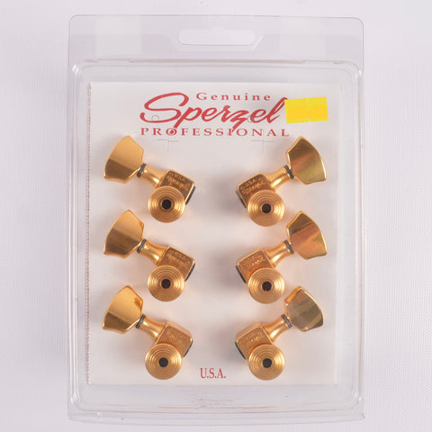 Sperzel Locking Tuners, 3+3 Gold