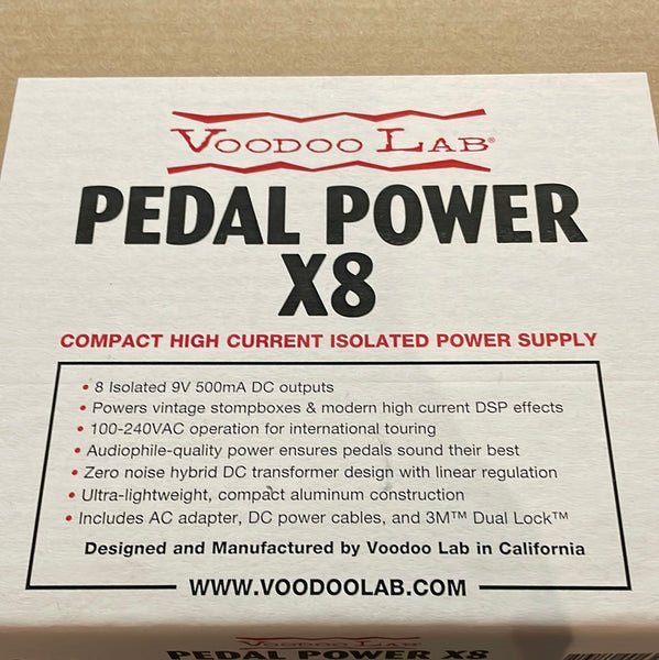 VoodooLab Pedal Power X8 – GoodtimeMusic